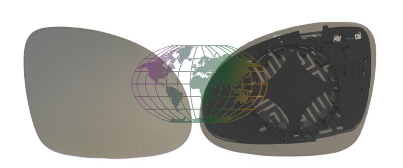 SPIEGELGLAS verwarmbaar+montageplaat