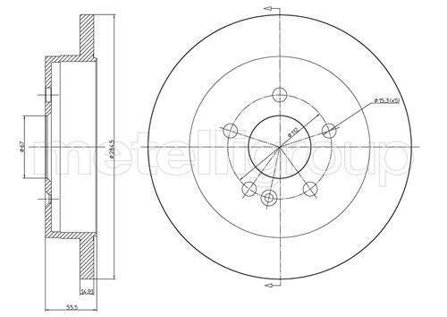 Brake Disc 23-0769C