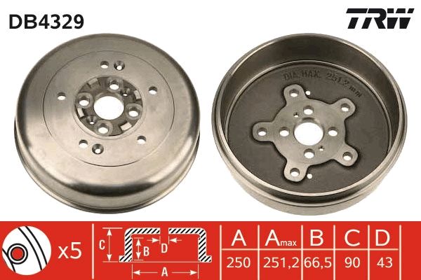 TAMBOUR DE FREIN  9900