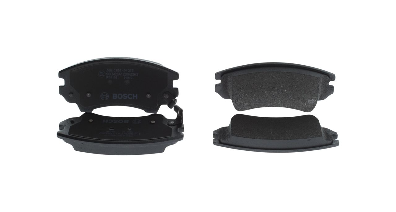 Bremsbelagsatz, Scheibenbremse