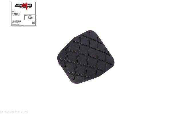 Pedalbelag, Kupplungspedal