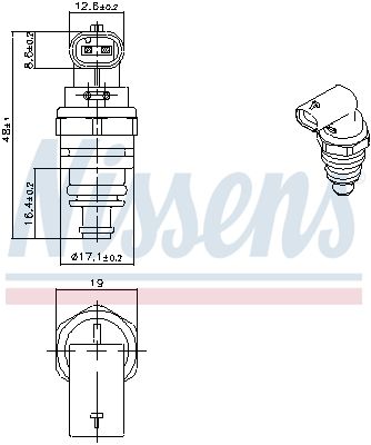 Sensor, Kühlmitteltemperatur Sensor, Kühlmitteltemperatur
