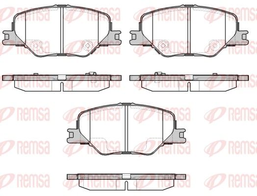 Brake Pad Set, disc brake 1795.02