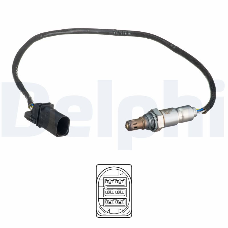DELPHI ES21079-12B1 Lambda Sensor