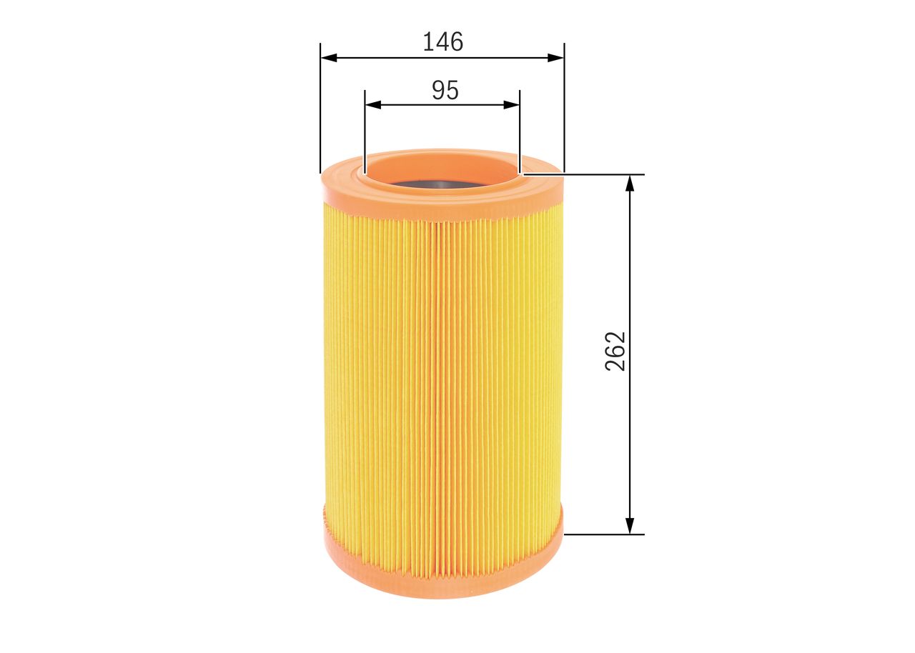 BOSCH F 026 400 194 - Luftfilter