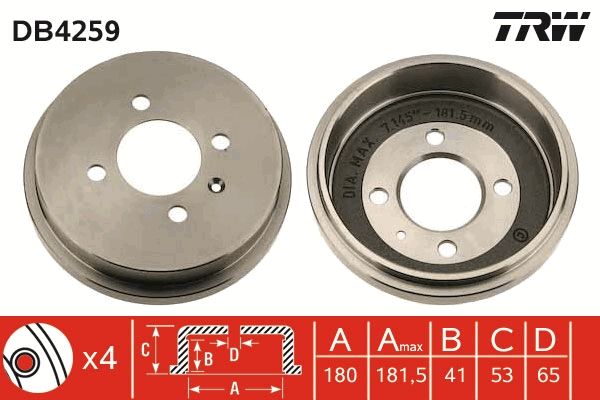 TAMBOUR DE FREIN  9900