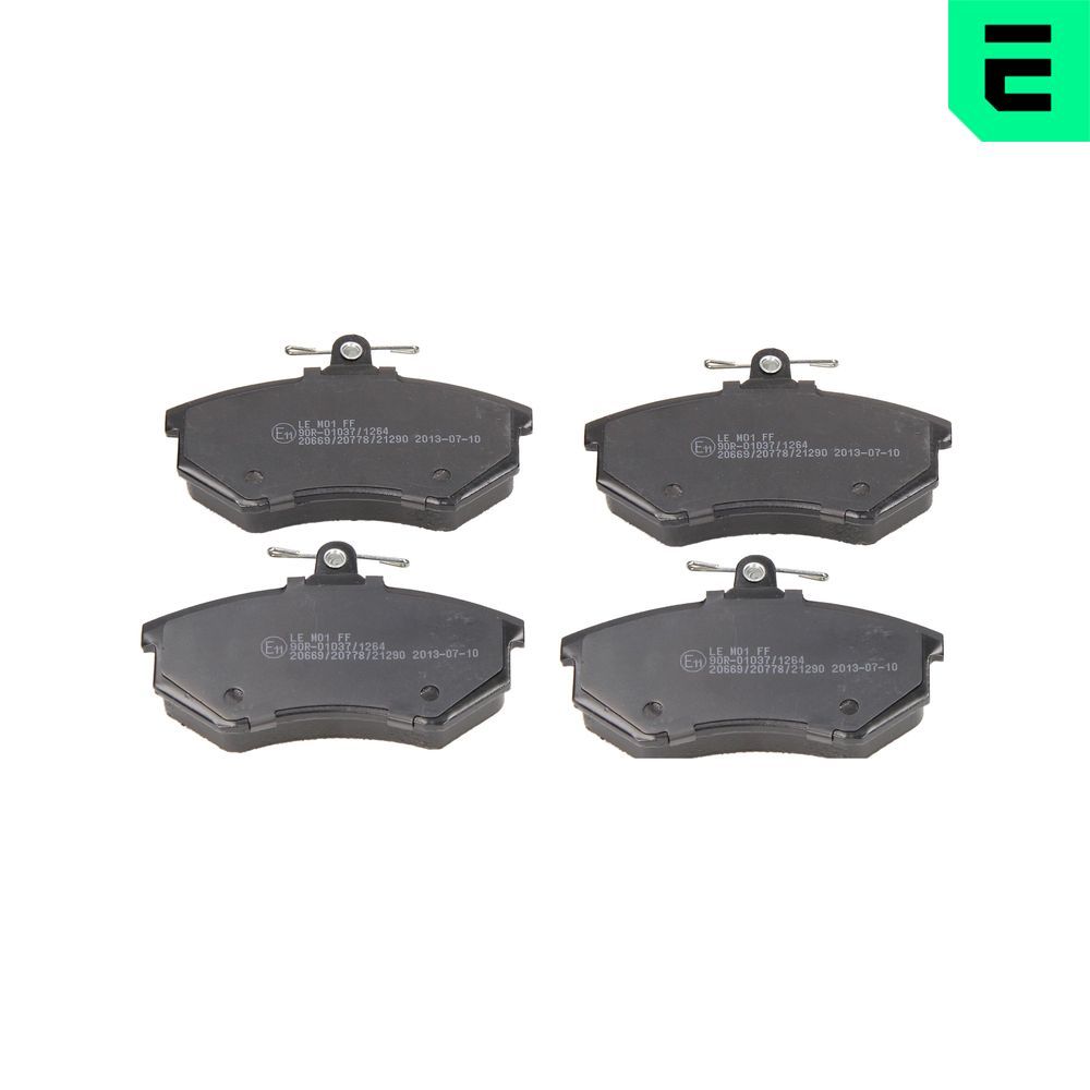 OPTIMAL BP-09271 - Bremsbelagsatz, Scheibenbremse