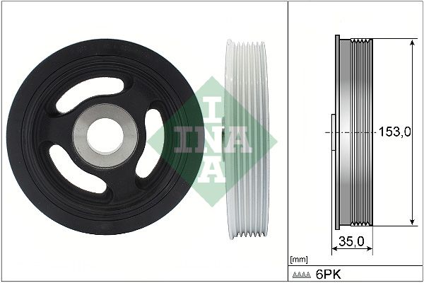 Belt Pulley, crankshaft 544 0104 10