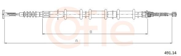 COFLE 491.14 - Seilzug, Feststellbremse