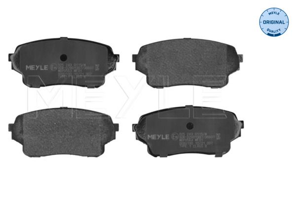 Brake Pad Set, disc brake 025 243 0115/W