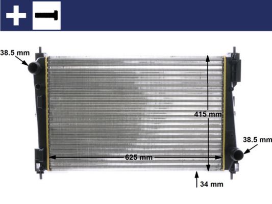 Radiador, refrigeración del motor