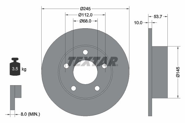 Brake Disc 92090800