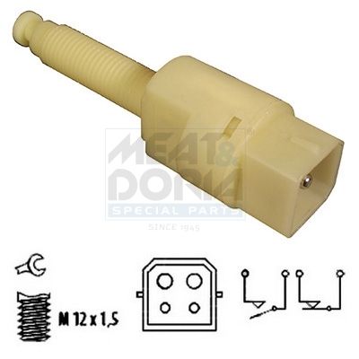 MEAT & DORIA 35024 - Bremslichtschalter