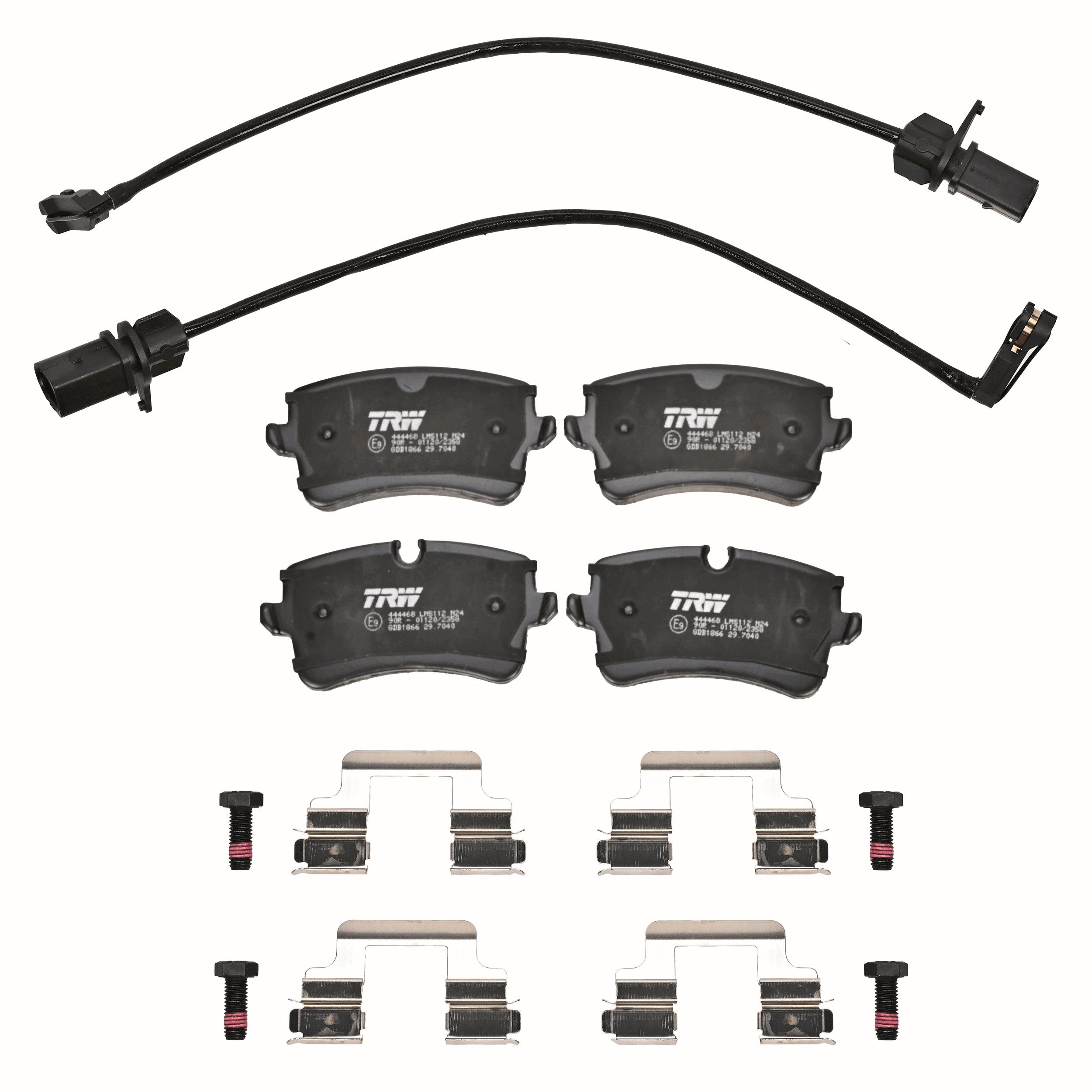 TRW DISC BRAKE PADS - TecDoc 2