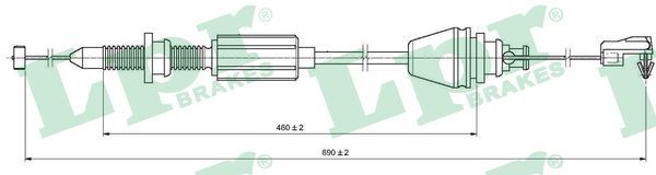 Accelerator Cable C0147A