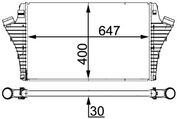 MAHLE CI 21 000S - Ladeluftk&uuml;hler