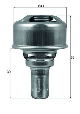 Thermostat, coolant TX 174 86