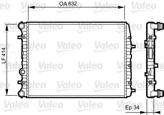 RAD MOT VW POLO, FOX - SEAT IBIZA I  9900