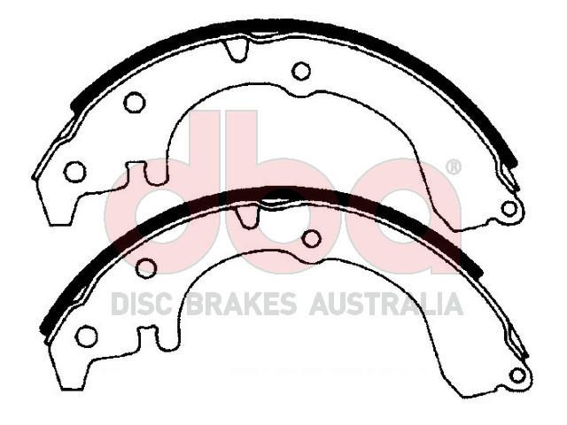 Street Series Brake Shoes [Daihatsu / Toyota Corolla 200mm] - TecDoc Only