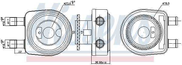 Ölkühler, Motoröl Ölkühler, Motoröl