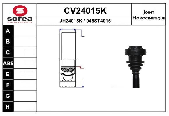 Gelenksatz, Antriebswelle