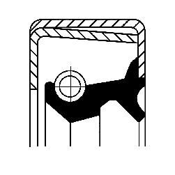 CORTECO 19015047B Shaft Seal, wheel hub