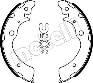 Brake Shoe Set 53-0154