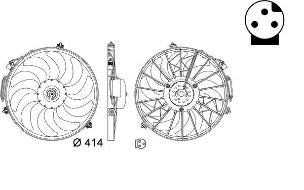 Lüfter, Motorkühlung