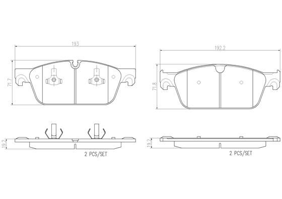 MERCEDES BENZ GLS350d 4MATIC X166 16-19 (FRT) - TecDoc 1