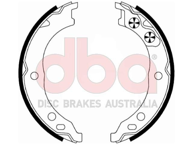 Street Series Brake Shoes [Fiat Parking Brake 173mm] - TecDoc Only