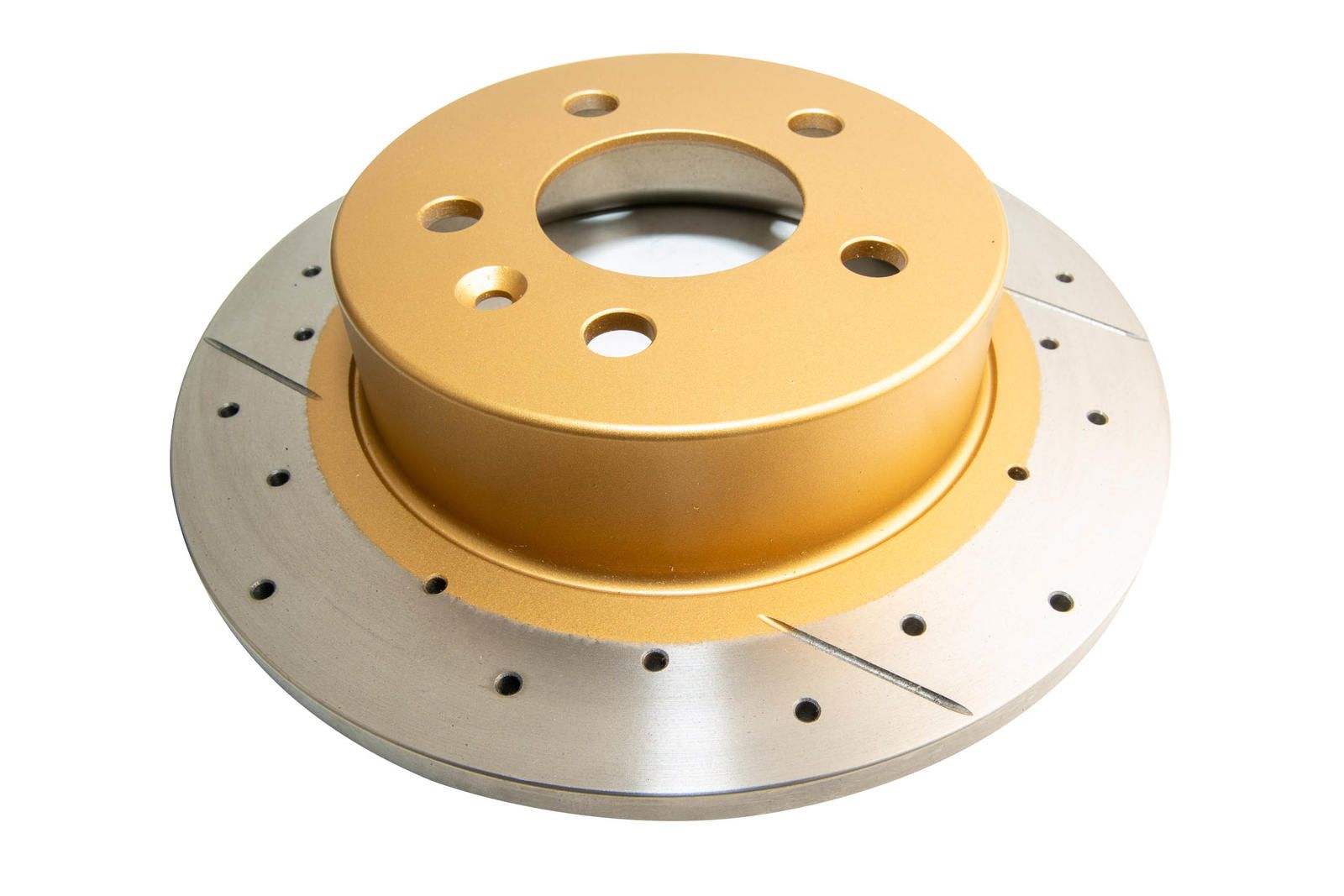 Street Gold Cross-drilled/slotted SLD[ Ford 90-94 EA-ED R ] - TecDoc 1