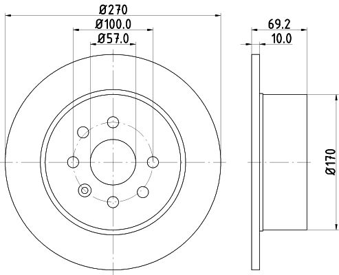 Brake Disc 8DD 355 104-661