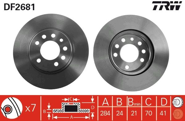 PAIRE DE DISQUES  9900