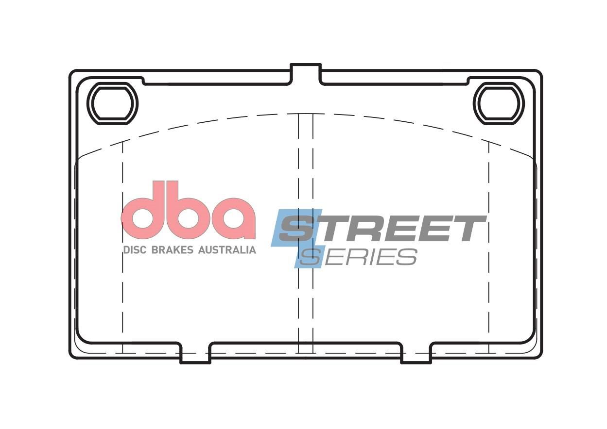DBA SS STREET SERIES BRAKE PADS [ Volvo 140/240/260 1966 - 1993 F ] - TecDoc Only