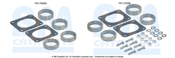 BM CATALYSTS FK11030 - Montagesatz, Ru&szlig;-/Partikelfilter