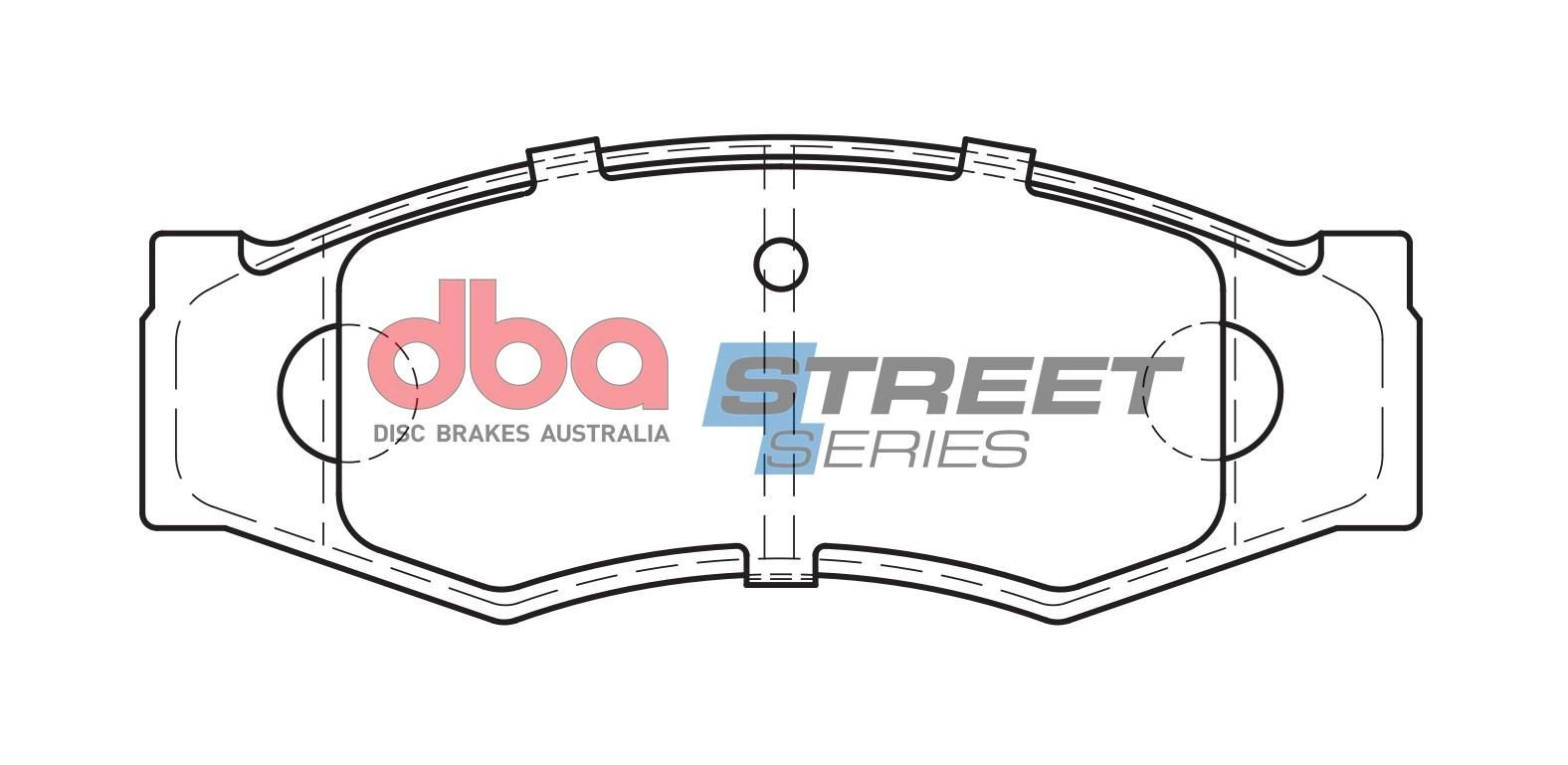 DBA SS STREET SERIES BRAKE PADS [ Nissan 1978-1992 F ] - TecDoc Only