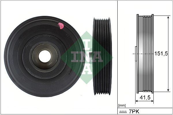 Belt Pulley, crankshaft 544 0088 10