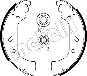 Brake Shoe Set 53-0074