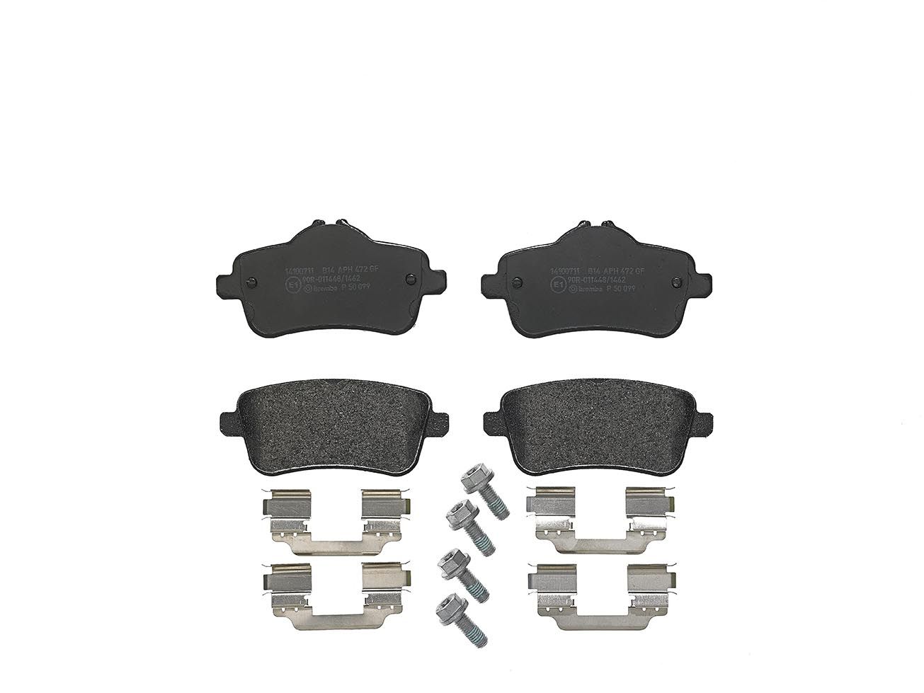 Brembo P 50 099 Bremsbelagsatz, Scheibenbremse