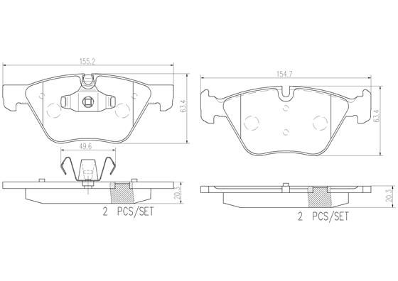 BMW 320i E90 07-10 (FRT) - TecDoc 1