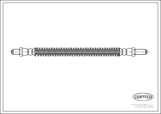 FLEXIBLE DE FREIN ROVER GROUP ME  0705