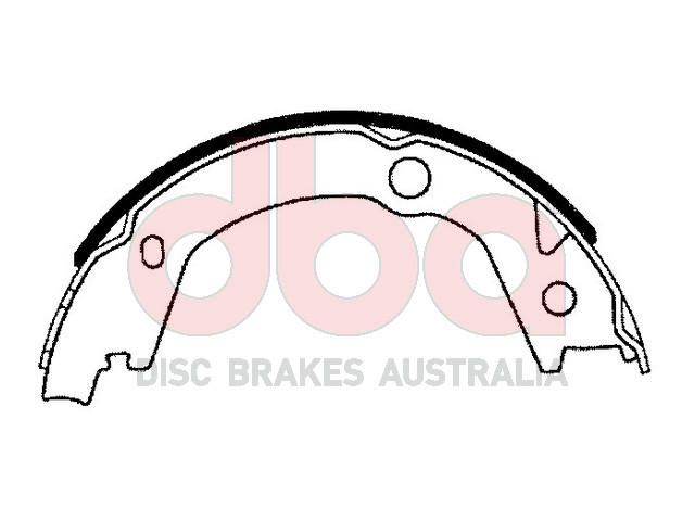 `Street Series Brake Shoes [Hyundai / Rexton Parking Brake 168mm] - TecDoc Only
