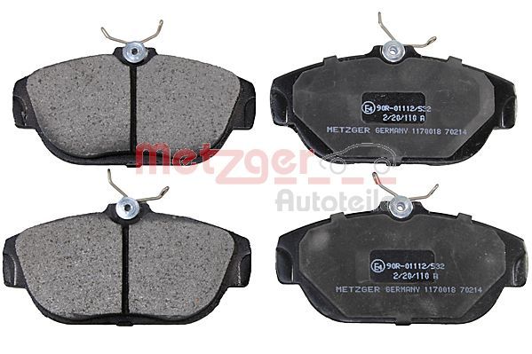 Bremsbelagsatz, Scheibenbremse