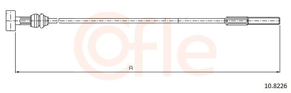 COFLE 10.8226 - Seilzug, Feststellbremse