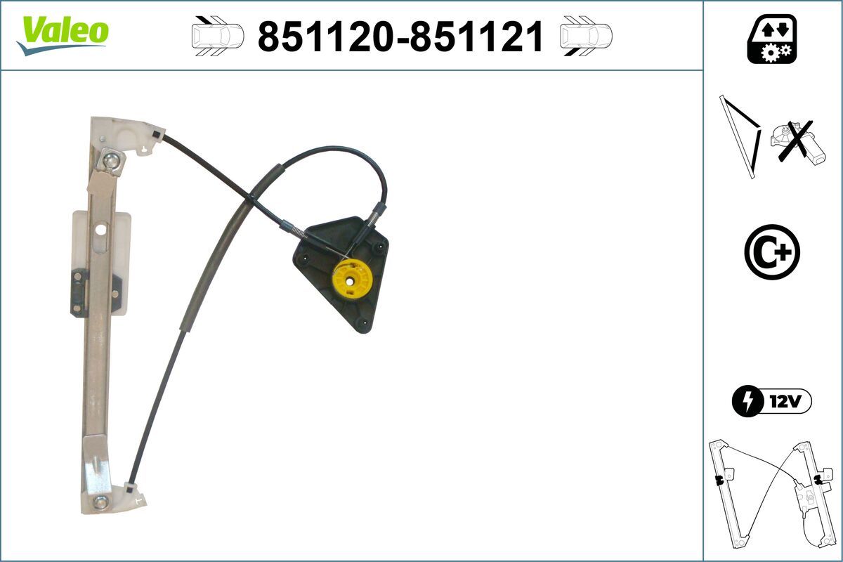 VALEO 851120 Window Regulator