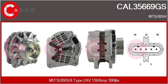 CAL35669GS CASCO Genuine generátor