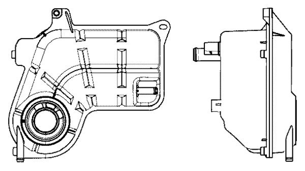 MAHLE CRT 26 000S Expansion Tank, coolant