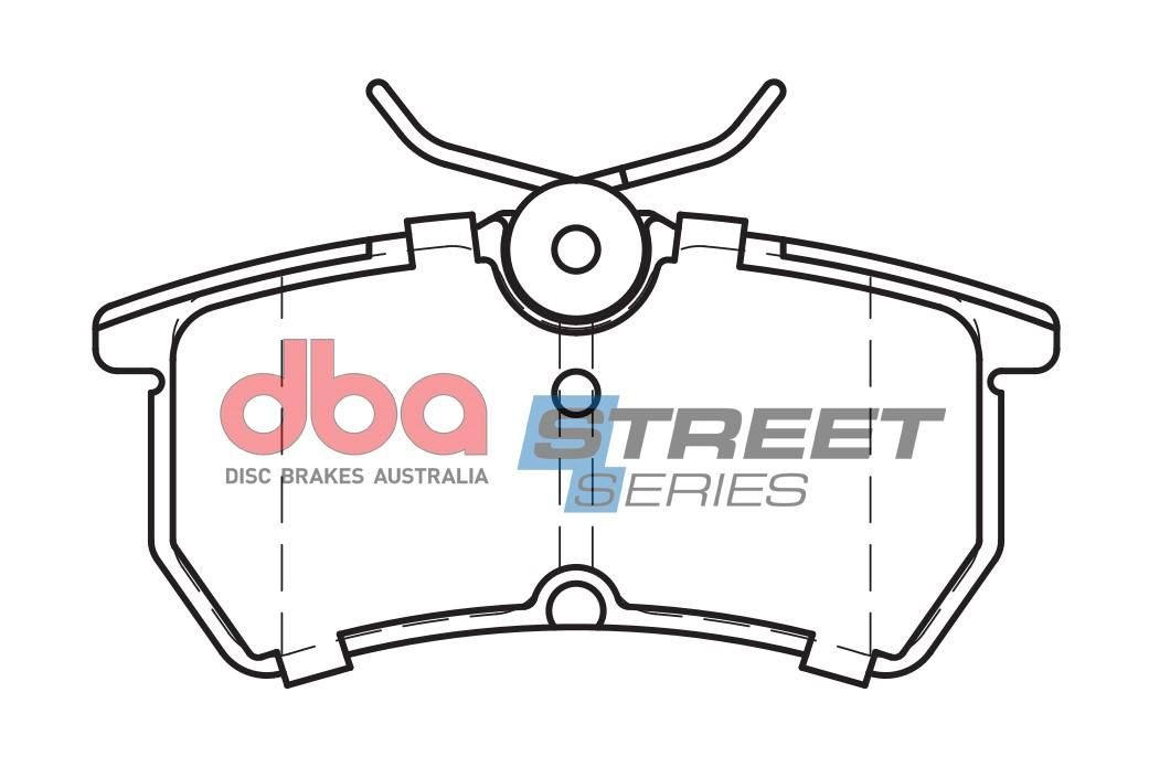 DBA SS STREET SERIES BRAKE PADS [ Ford Focus & Fiesta 2002-2008 R ] - TecDoc Only