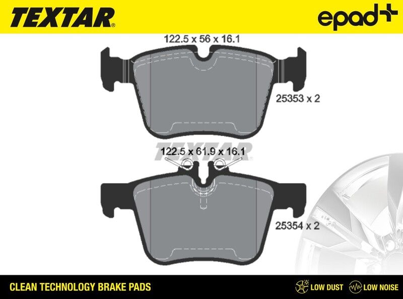 Juego de balatas de freno