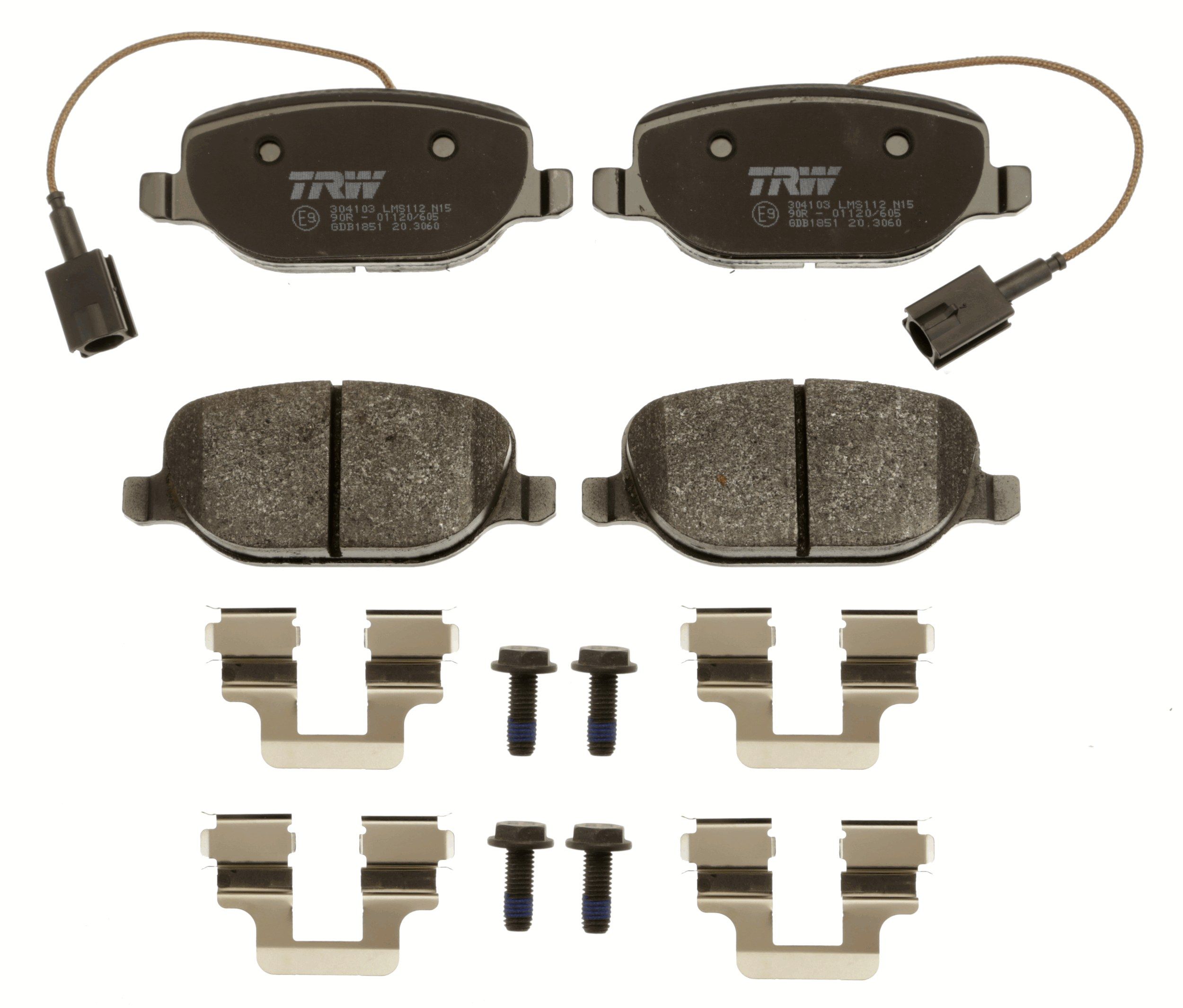 TRW DISC BRAKE PADS - TecDoc 2